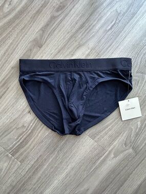 Calvin Klein I Ultra Soft Modal Hip Brief in  Sapphire Blue (Small)